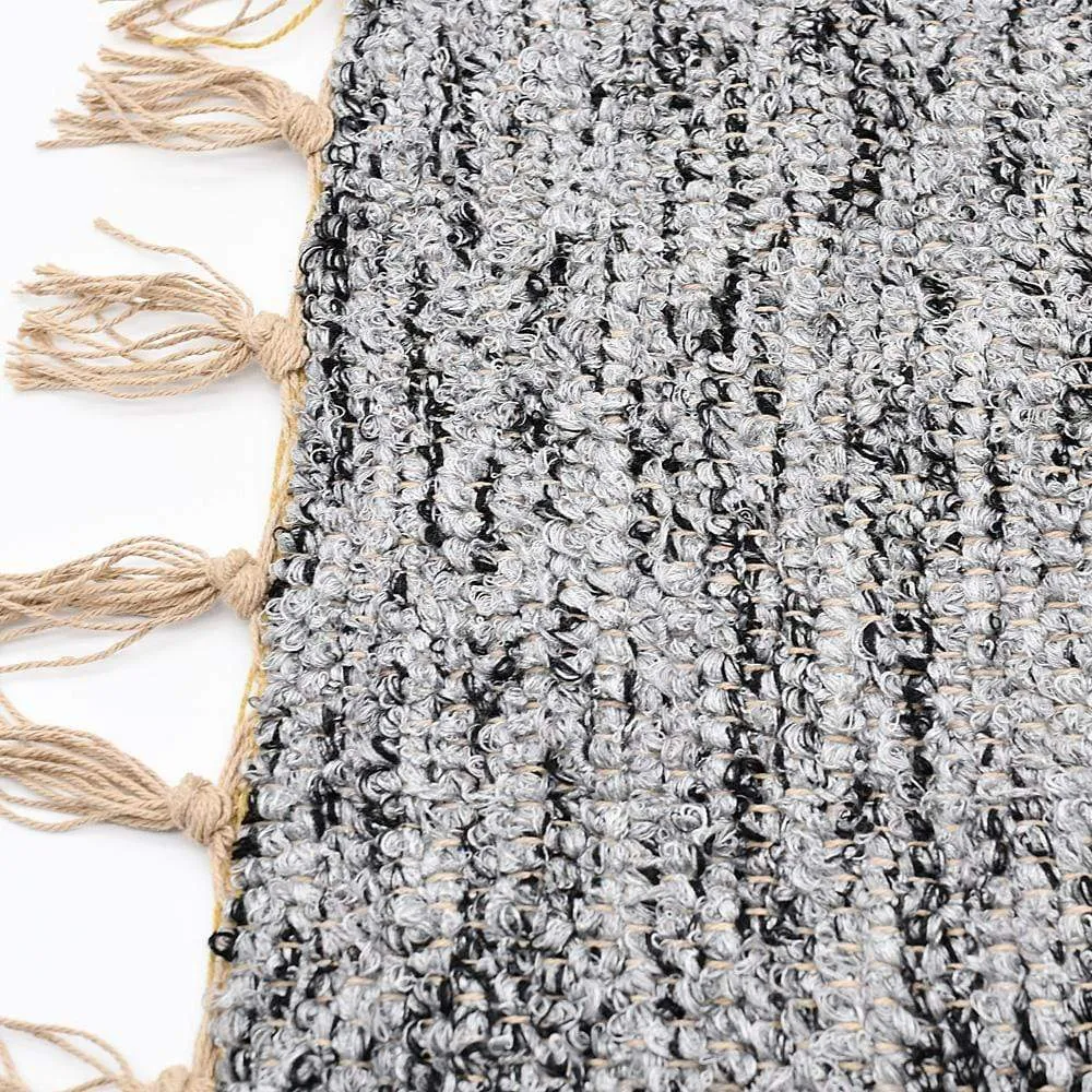 Tapis Artisanal - Gris moucheté CICA
