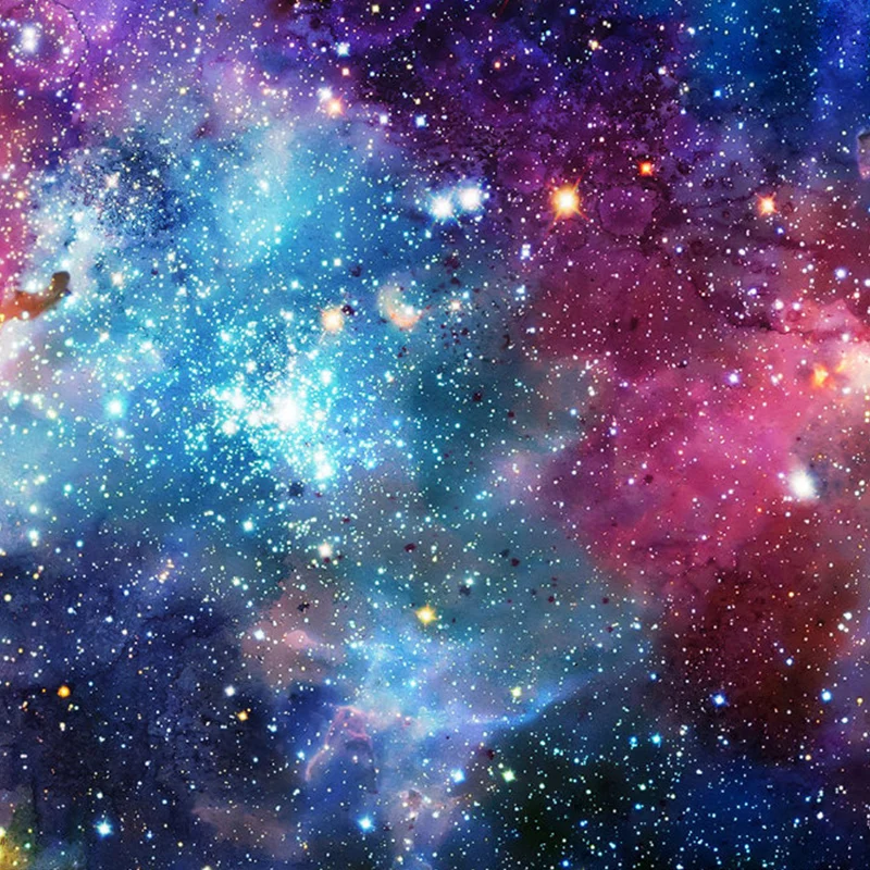 Autocollant Mural galaxie, revêtement Mural résistant à l'humidité pour la décoration du salon Clearhalo