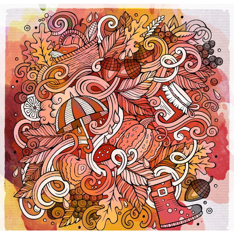 Autocollant Mural Graffiti moderne, couleur claire, décoration murale anti-taches pour salle de bain Clearhalo