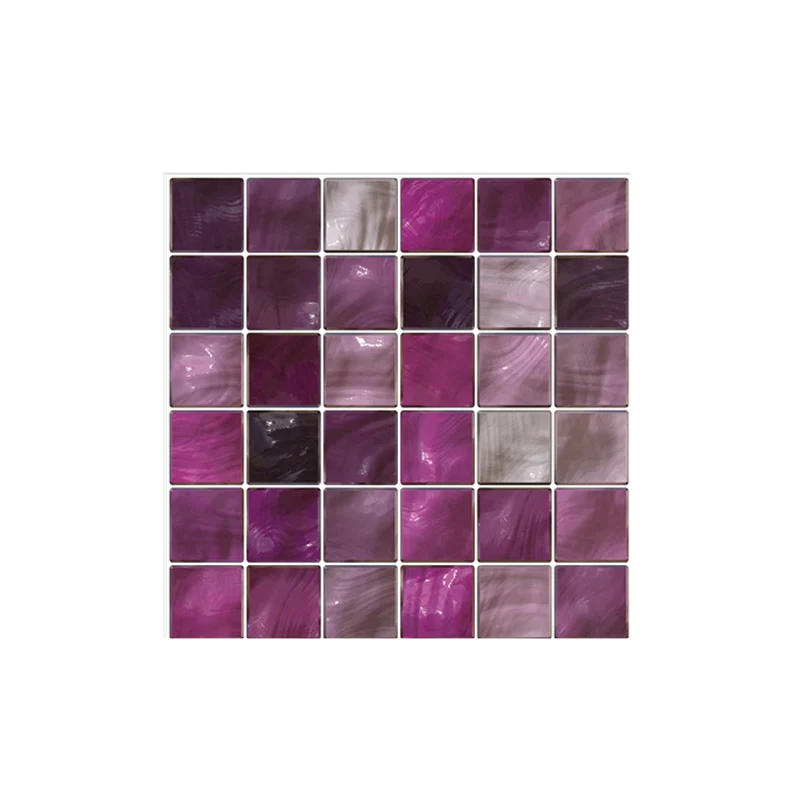 Carreaux de mosaïque bohème, papier peint pelable pour salle de bain, 20 pièces, décoration murale de 8,6 pieds carrés en...