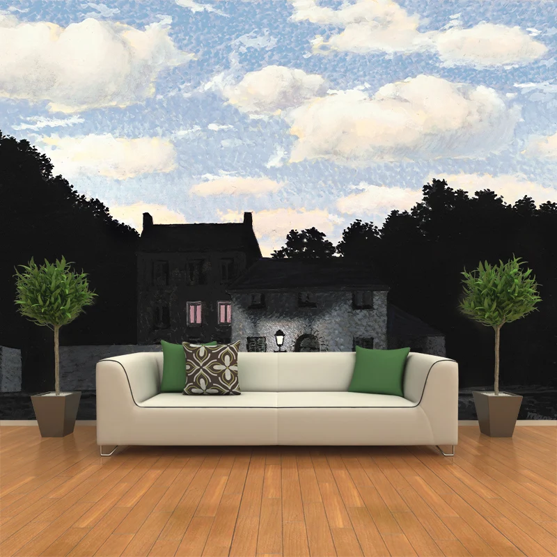 Empire De Lumière Papier peint mural surréaliste imperméable pour salon, taille en option Clearhalo