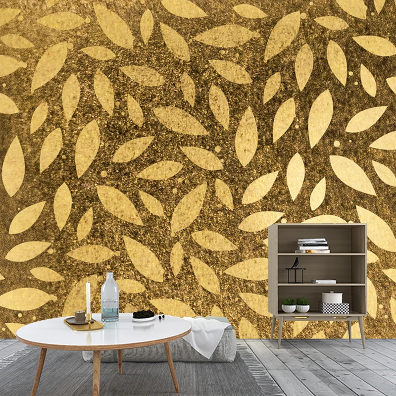 Feuille entière imprimée feuille murale, décoration murale moderniste résistante à l'humidité pour salon Clearhalo