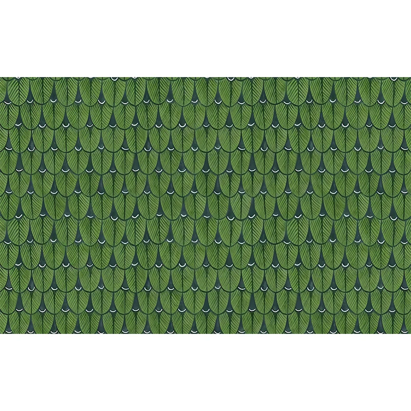 Feuilles de bananier imperméabilisantes, décoration murale imprimée sur mesure pour chambre d'amis, couleur naturelle Clea...