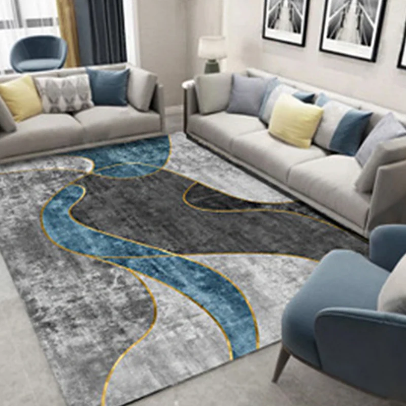 Glam – tapis géométrique imprimé 3D, multicolore, moderne, en Polyester, respectueux des animaux domestiques, résistant au...