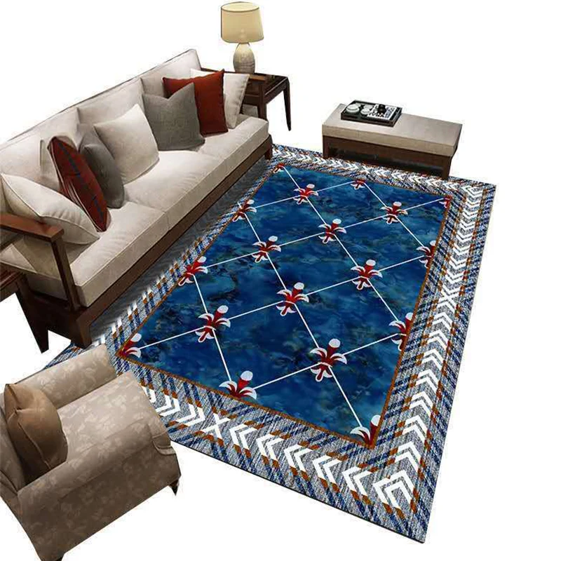 Glam – tapis géométrique imprimé 3D, multicolore, moderne, en Polyester, respectueux des animaux domestiques, résistant au...