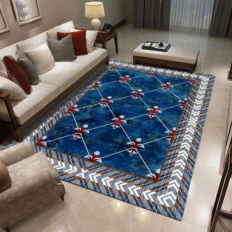 Glam – tapis géométrique imprimé 3D, multicolore, moderne, en Polyester, respectueux des animaux domestiques, résistant au...