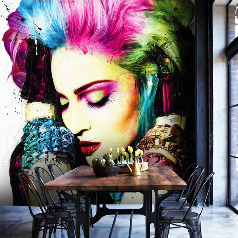 Illustration Belle femme Art mural pour décoration de salon, multicolore, sur mesure Clearhalo