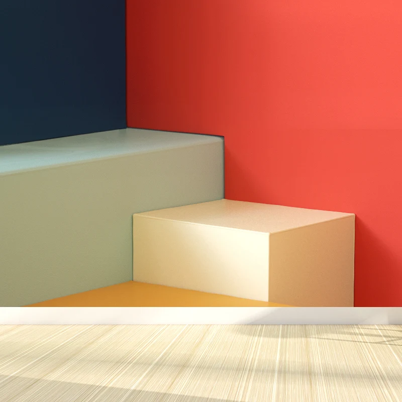 Papier peint Mural avec vue 3D, revêtement Mural rouge pour salle à manger, taille personnalisée disponible, nouveauté Cle...