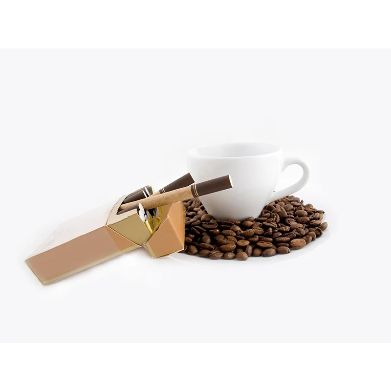 Papier peint mural moderne avec photographie en taille réelle, motif grain de café en couleurs douces Clearhalo