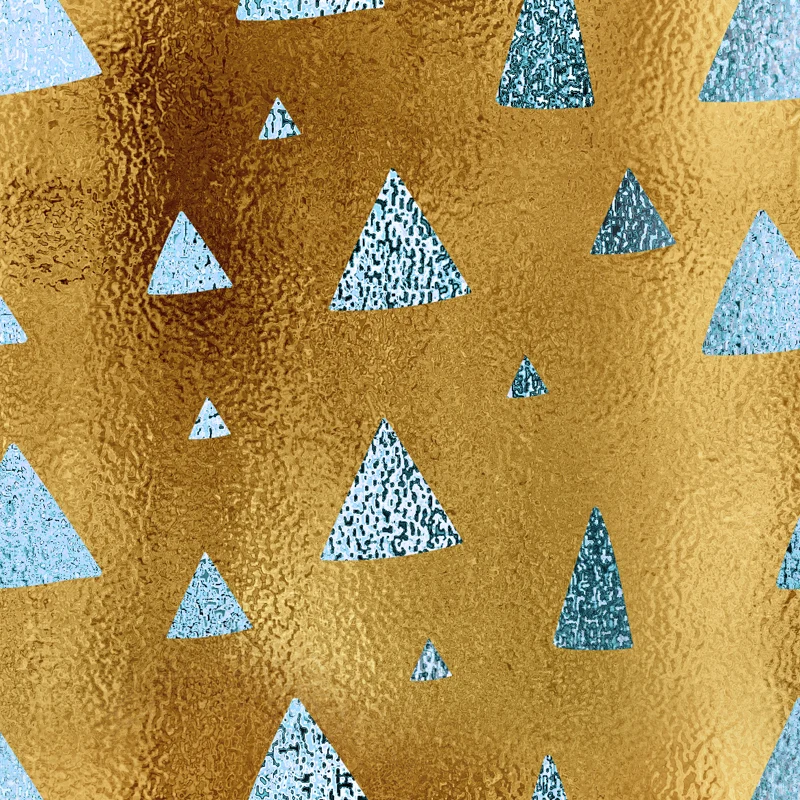Papier peint mural moderne imprimé Triangle, feuille de couleur foncée, Art Mural pour couloir, taille en option Clearhalo