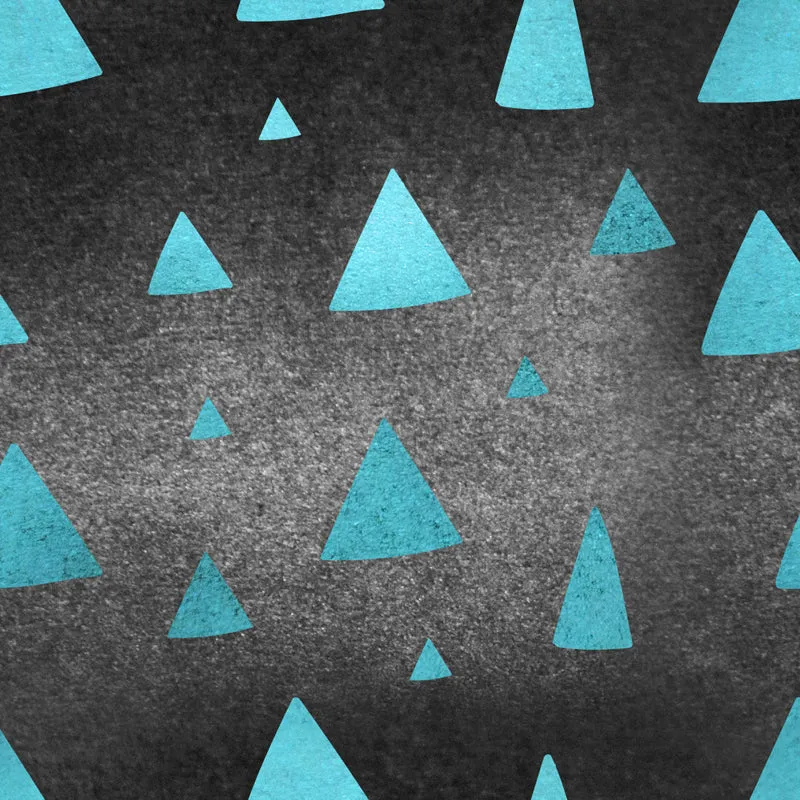 Papier peint mural moderne imprimé Triangle, feuille de couleur foncée, Art Mural pour couloir, taille en option Clearhalo