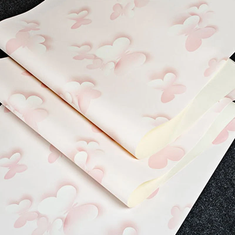 Papier peint papillon 3D scandinave minimaliste pour enfants, 20,5 po x 33 pi Clearhalo