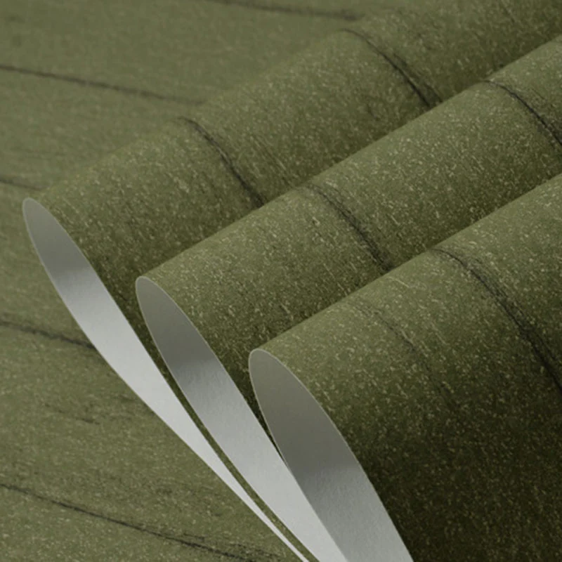 Papier peint vertical élégant en bois, revêtement mural non collé résistant aux taches, 20,5 po de largeur x 33 pi de long...