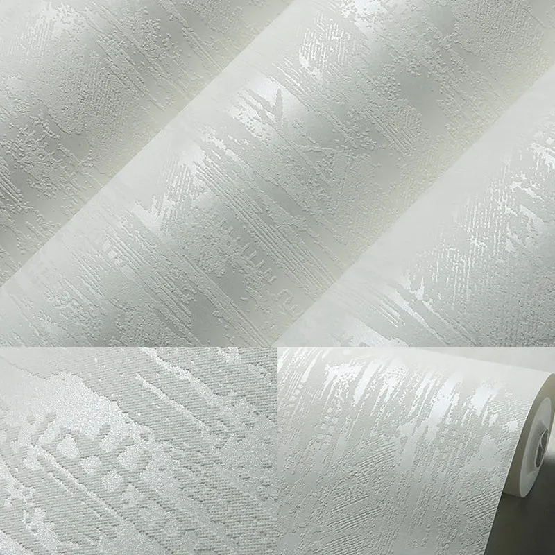 Papier peint en vinyle semi-brillant, revêtement mural minimaliste non collé de couleur douce Clearhalo