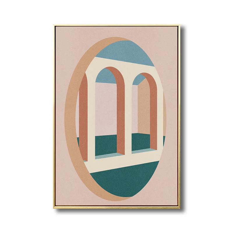 Peinture d'intérieur de salle de bains de style scandinave texturée par toile de bâtiment de couleur claire Clearhalo