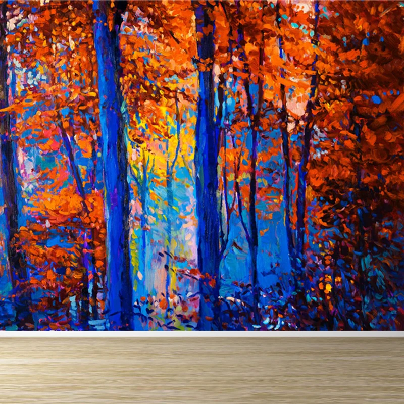 Peinture magique de la vie, papier peint Mural, couleur Pastel, revêtement Mural classique pour chambre à coucher Clearhalo