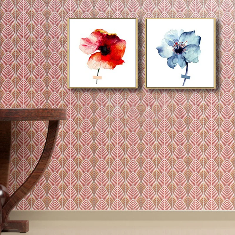 Peinture à motif floral de couleur pastel, art mural texturé moderne pour salle à manger, ensemble de 2 Clearhalo