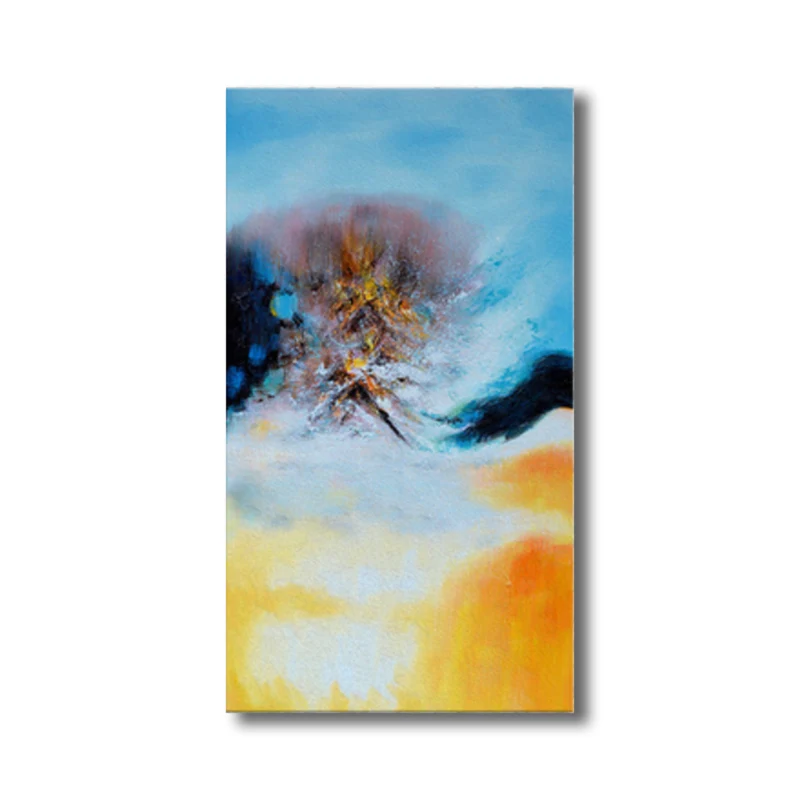Peinture sur toile d’art contemporain de décoration murale de botanique texturée, plusieurs tailles disponibles Clearhalo