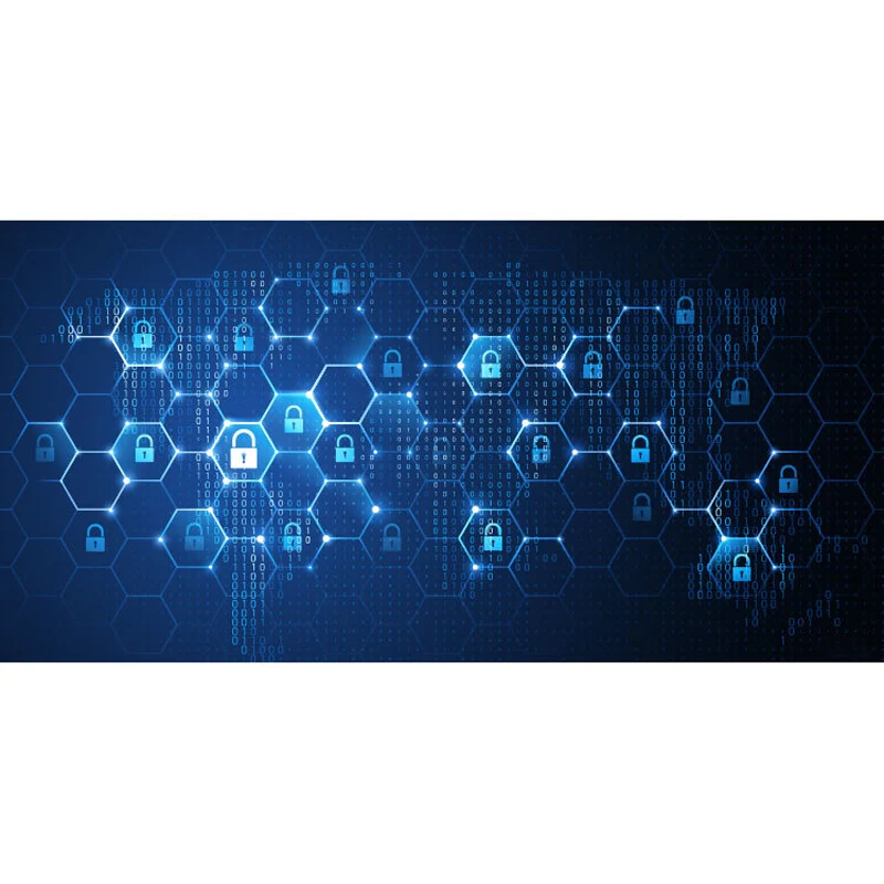 Photographie Hexagone Mural Autocollant Pleine Taille Mur Art pour Bureau, Taille Personnalisée Disponible Clearhalo