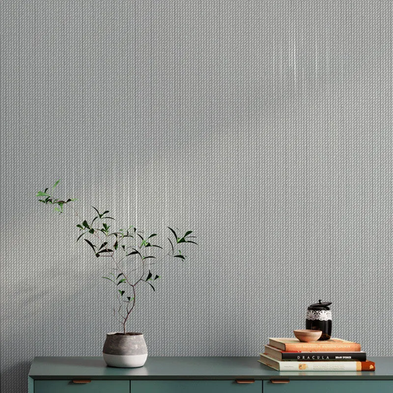 Revêtement mural à surface texturée en papier peint en tissu non tissé de couleur douce pour la décoration intérieure, 31'...