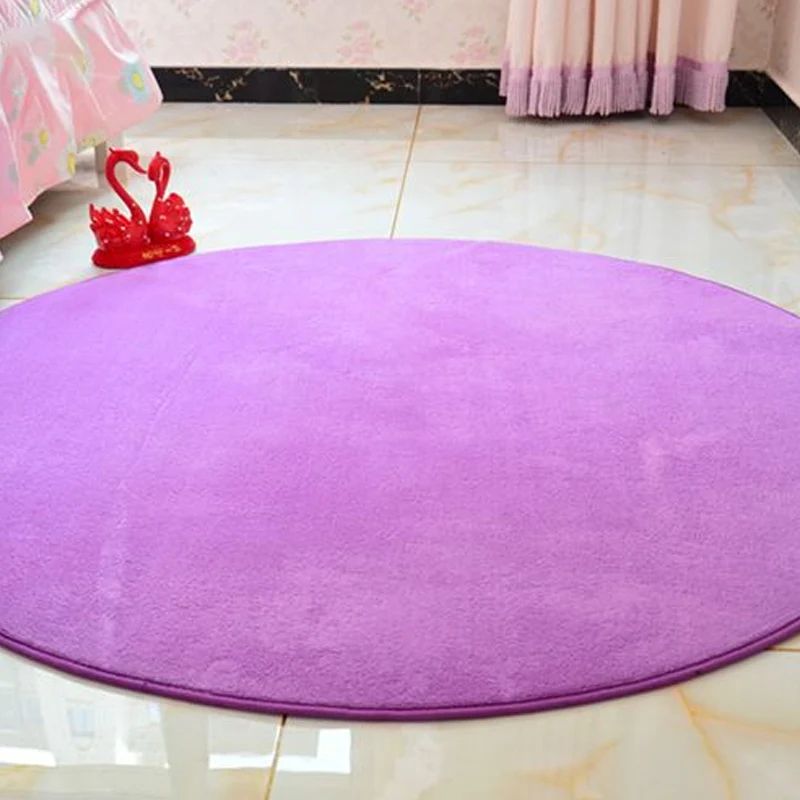 Tapis de chambre décontracté multicolore, tapis de couleur unie, en polypropylène, facile d'entretien, tapis d'intérieur a...