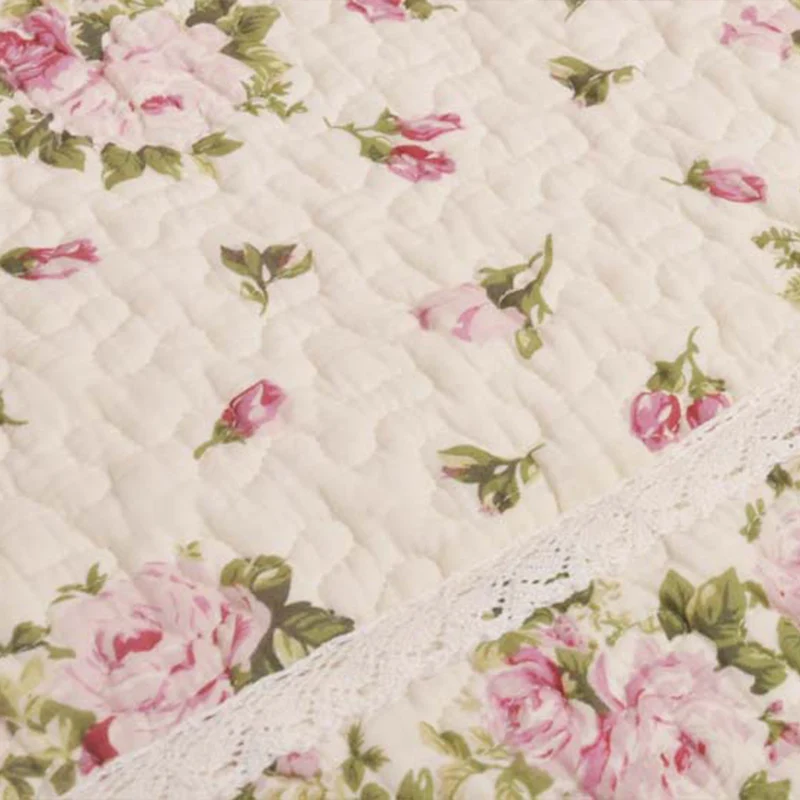 Tapis décontracté multicolore en coton imprimé de fleurs, tapis d'intérieur avec support antidérapant, facile d'entretien,...