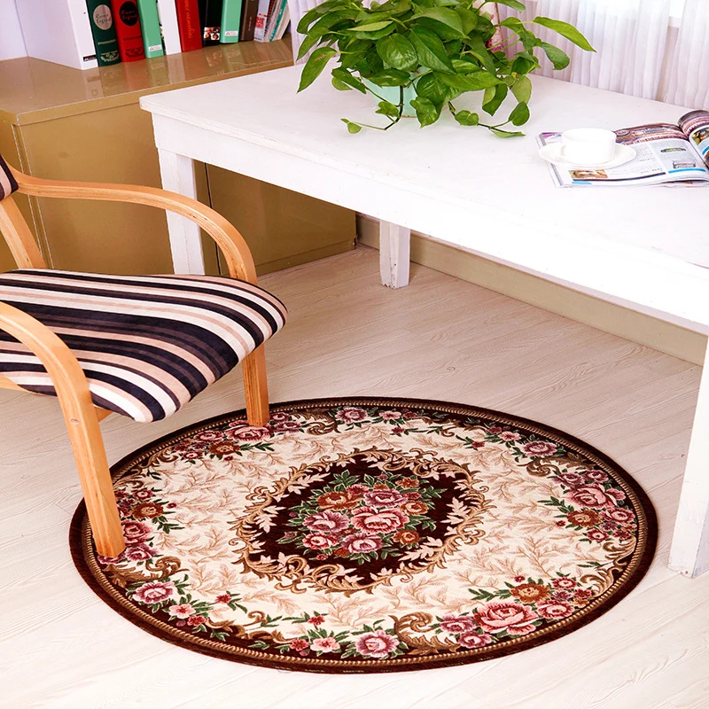 Tapis d'intérieur pivoine de ferme, synthétique multicolore, lavable en Machine, résistant aux taches, antidérapant, pour...