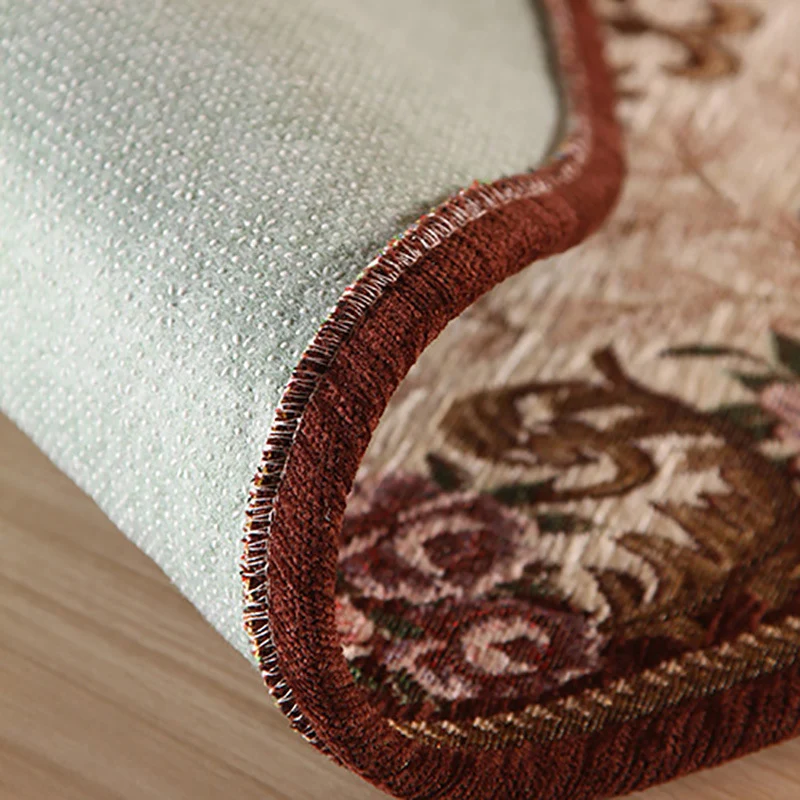 Tapis d'intérieur pivoine de ferme, synthétique multicolore, lavable en Machine, résistant aux taches, antidérapant, pour...