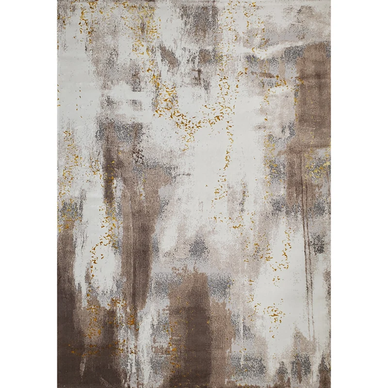 Tapis Glam Simple, multicolore, imprimé abstrait, avec envers antidérapant, adapté aux animaux de compagnie, pour salon Cl...