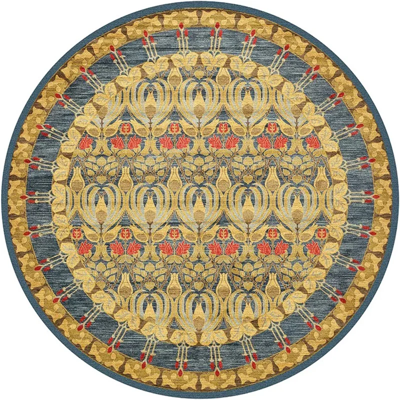 Tapis imprimé Tribal Antique, multicolore, bohème, intérieur, en Polyester, envers antidérapant, lavable, résistant aux ta...