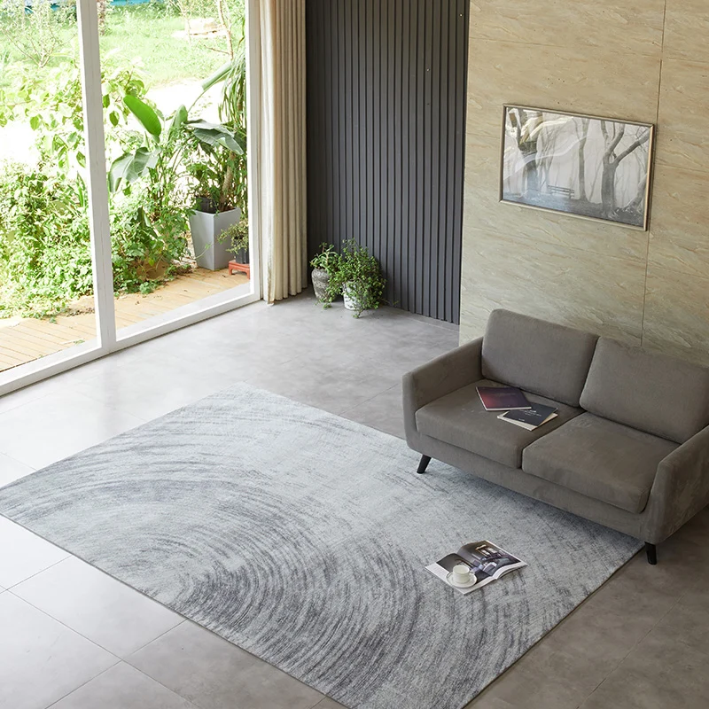 Tapis industriel multicolore récupéré, tapis abstrait imprimé en Polyester, antidérapant, lavable, adapté aux animaux de c...