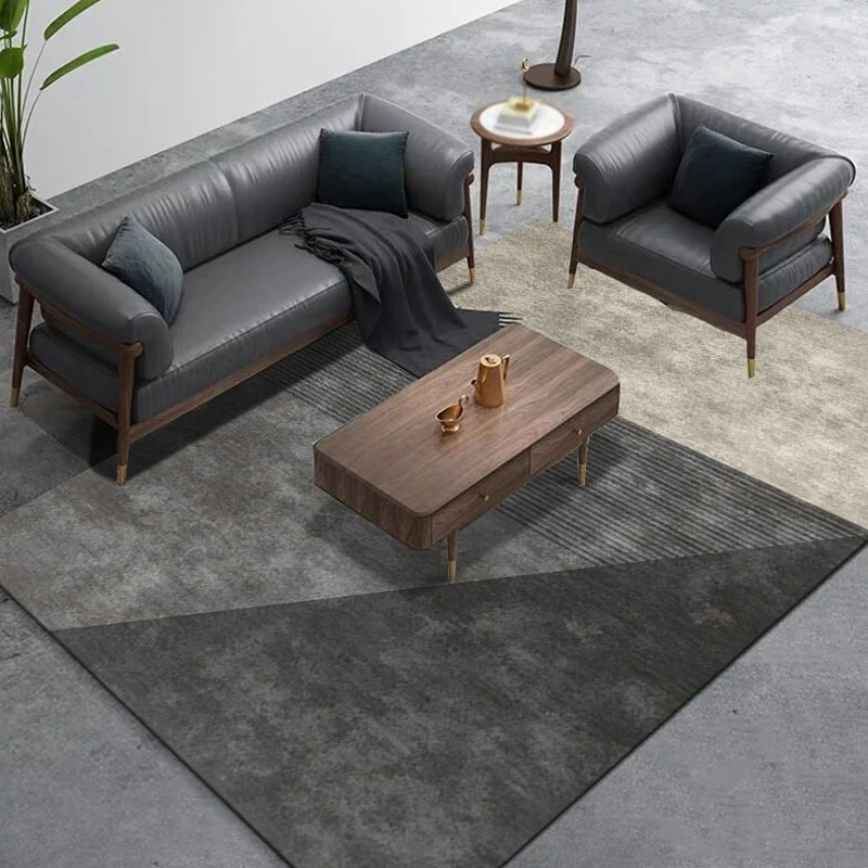 Tapis moderne et créatif à rayures colorées, antidérapant, respectueux des animaux de compagnie, lavable en Machine, pour...