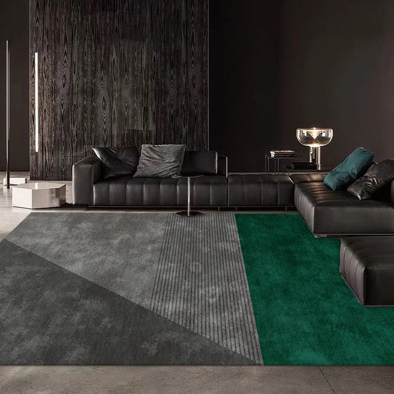 Tapis moderne et créatif à rayures colorées, antidérapant, respectueux des animaux de compagnie, lavable en Machine, pour...