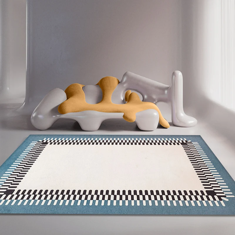 Tapis à motif géométrique rose, moderne en Polyester, lavable, antidérapant, respectueux des animaux de compagnie, pour le...