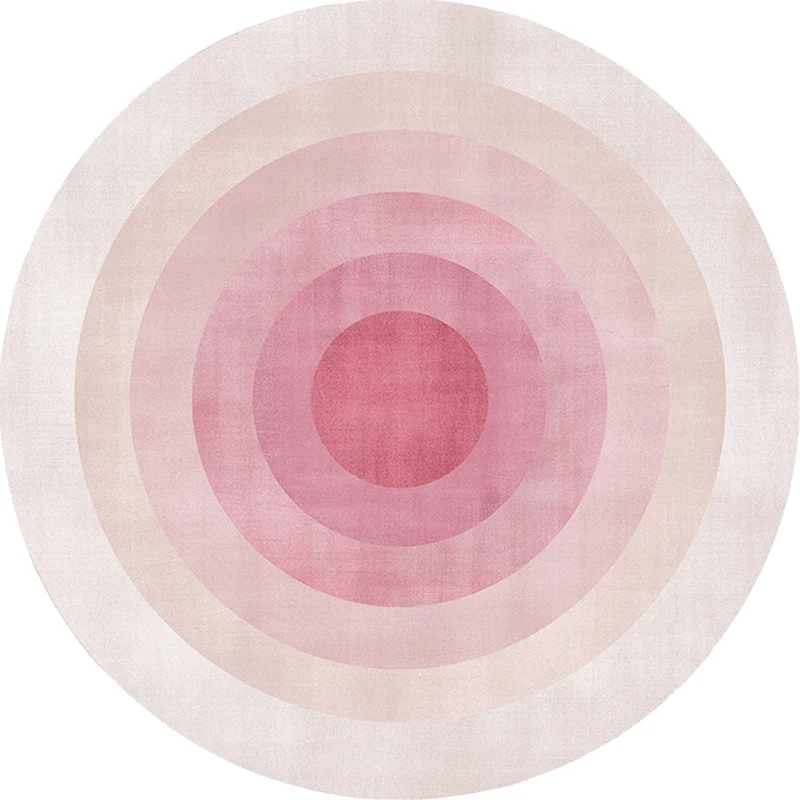 Tapis multicolore à motif de cercles colorés, moderne en Polyester, lavable, antidérapant, adapté aux animaux de compagnie...