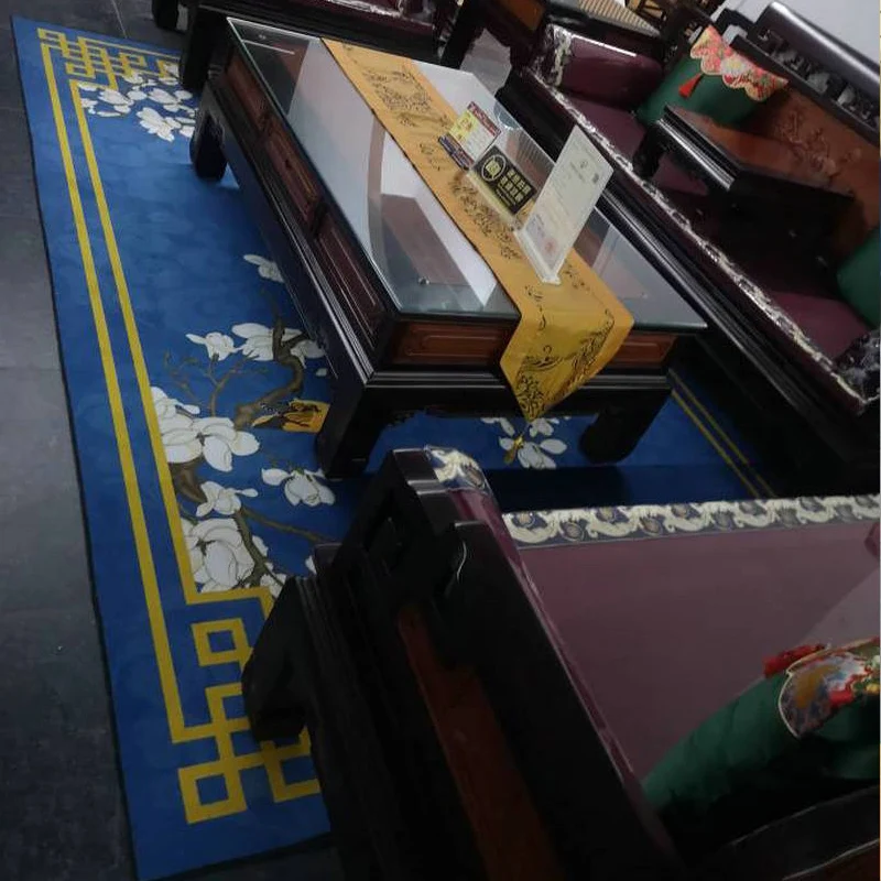 Tapis Oriental multicolore en polypropylène, imprimé géométrique, pour l'intérieur, avec envers antidérapant, résistant au...