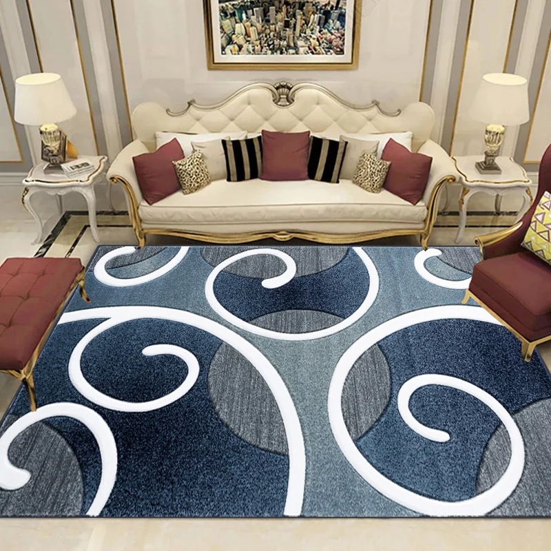 Tapis de salon amérindien, motif géométrique multicolore, tapis d'intérieur en polyester, lavable, respectueux des animaux...