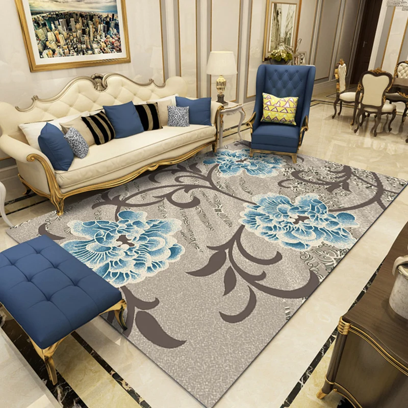 Tapis de salon amérindien, motif géométrique multicolore, tapis d'intérieur en polyester, lavable, respectueux des animaux...