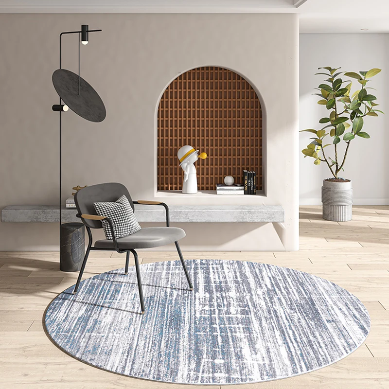 Tapis de salon industriel multicolore abstrait imprimé tapis d'intérieur en polyester support antidérapant tapis de zone d...