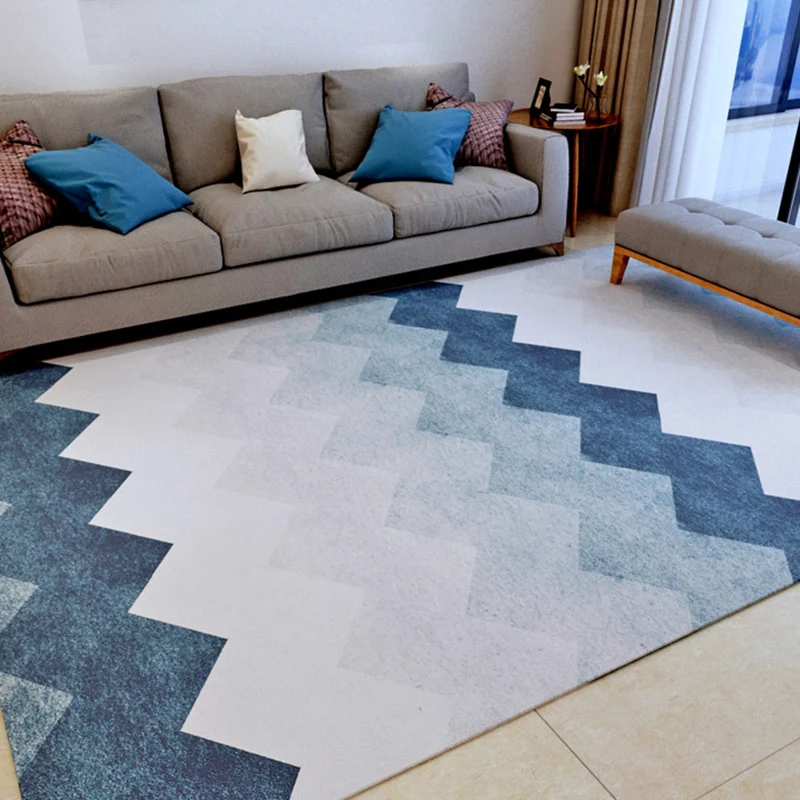 Tapis de salon relaxant, motif abstrait multicolore, tapis d'intérieur en polyester, antidérapant, lavable en machine Clea...
