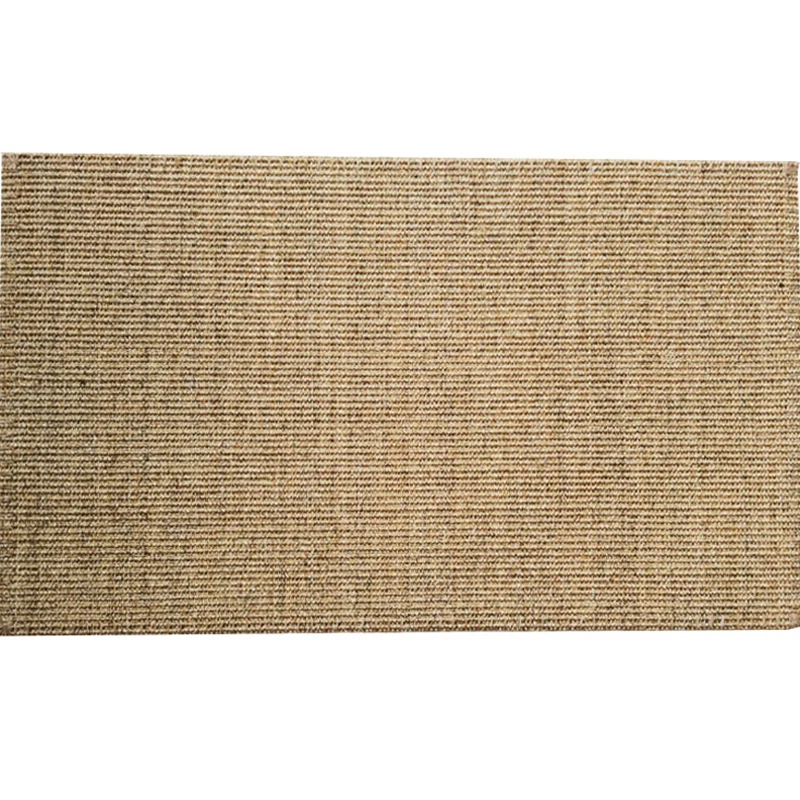 Tapis Simple marron clair en Sisal, couleur unie, tapis d'intérieur, résistant aux taches, respectueux des animaux de comp...