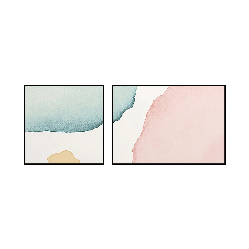 Toile abstraite minimaliste, décoration murale intérieure de maison, couleur pastel, taille optionnelle Clearhalo