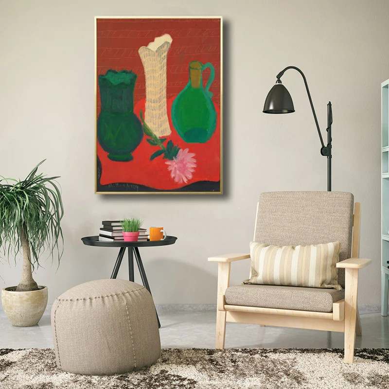 Toile texturée de couleur douce d'art mural en faïence de campagne française pour l'intérieur de la maison Clearhalo