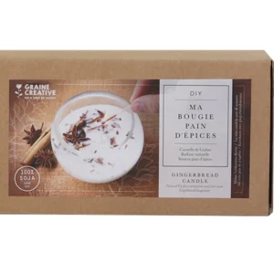Coffret Ma bougie pain d'épices - DIY