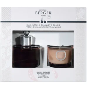 Coffret Maison Berger duo bouquet et bougie Jardin d'agaves
