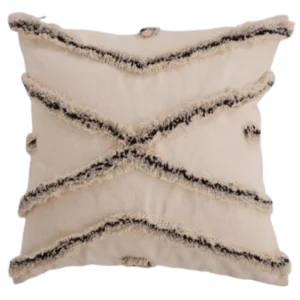 Coussin Beige Vintage Coin Coussin