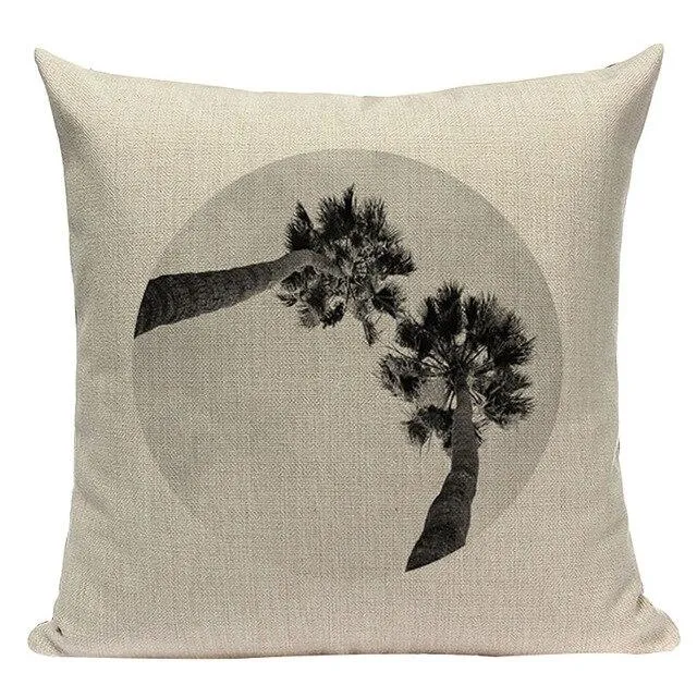 Coussin Déco Palmier Coin Coussin