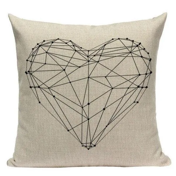 Coussin Géométrique housse avec coussin Coin Coussin