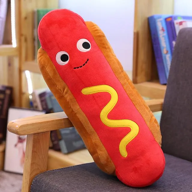 Coussin Hot Dog Coin Coussin