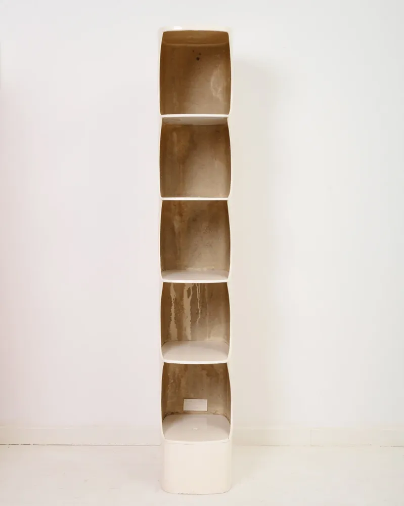 Colonne "Totem" blanc, Valeric Doubroucinskis, Rodier 1970s